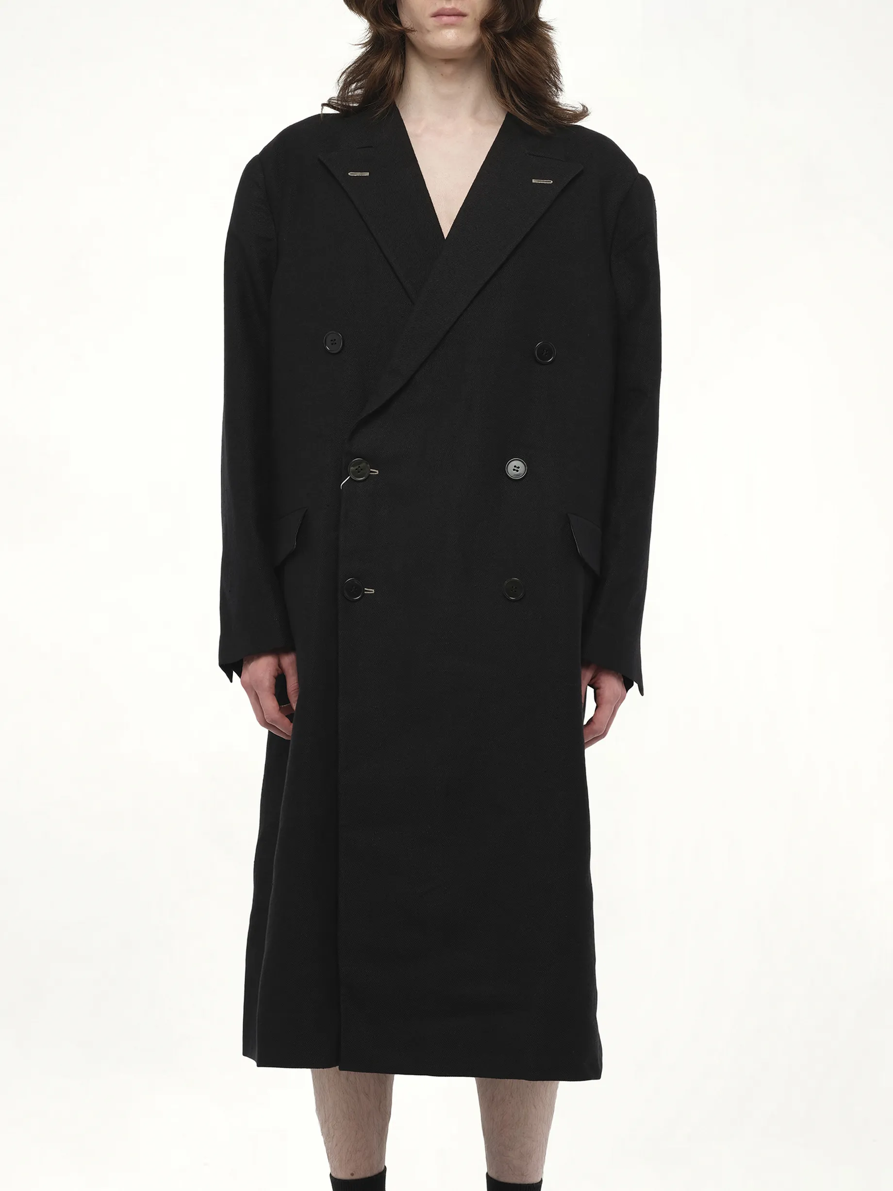 Long Coat in Black sold by MARAIS