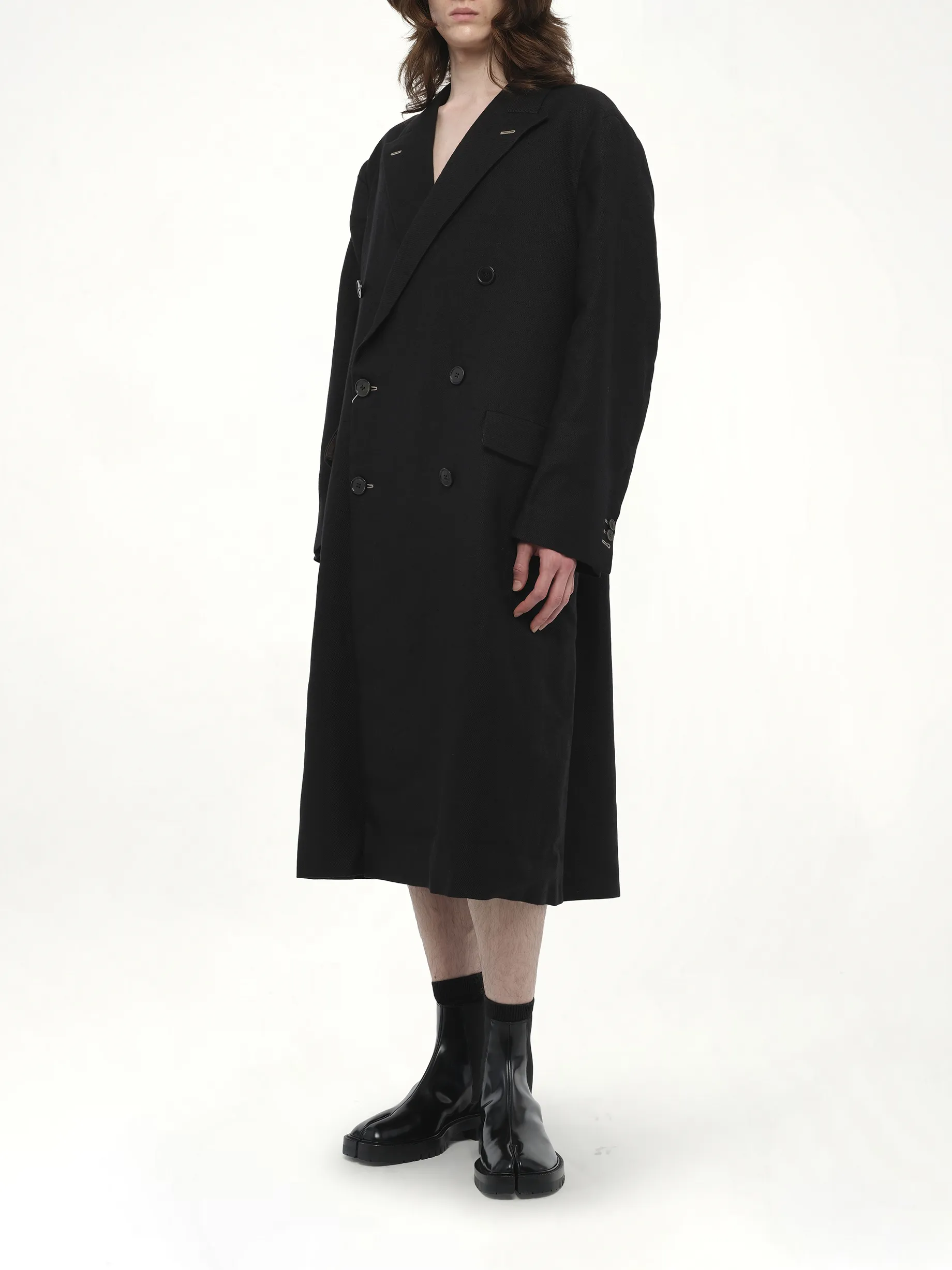 Long Coat in Black sold by MARAIS product image thumbnail 4