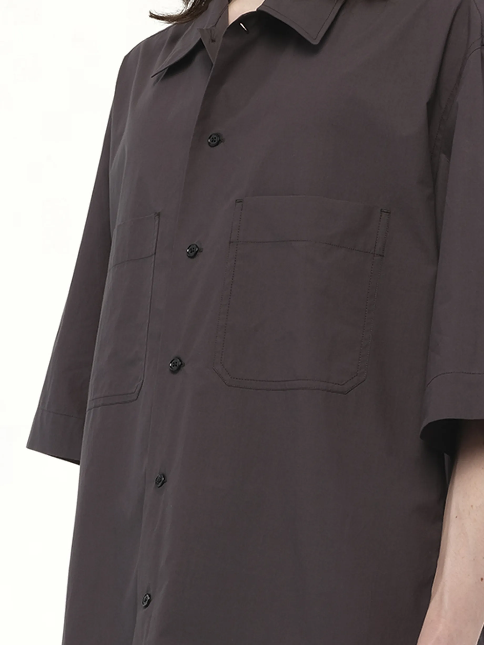 Convertible Shirt in Charcoal sold by MARAIS product image thumbnail 4