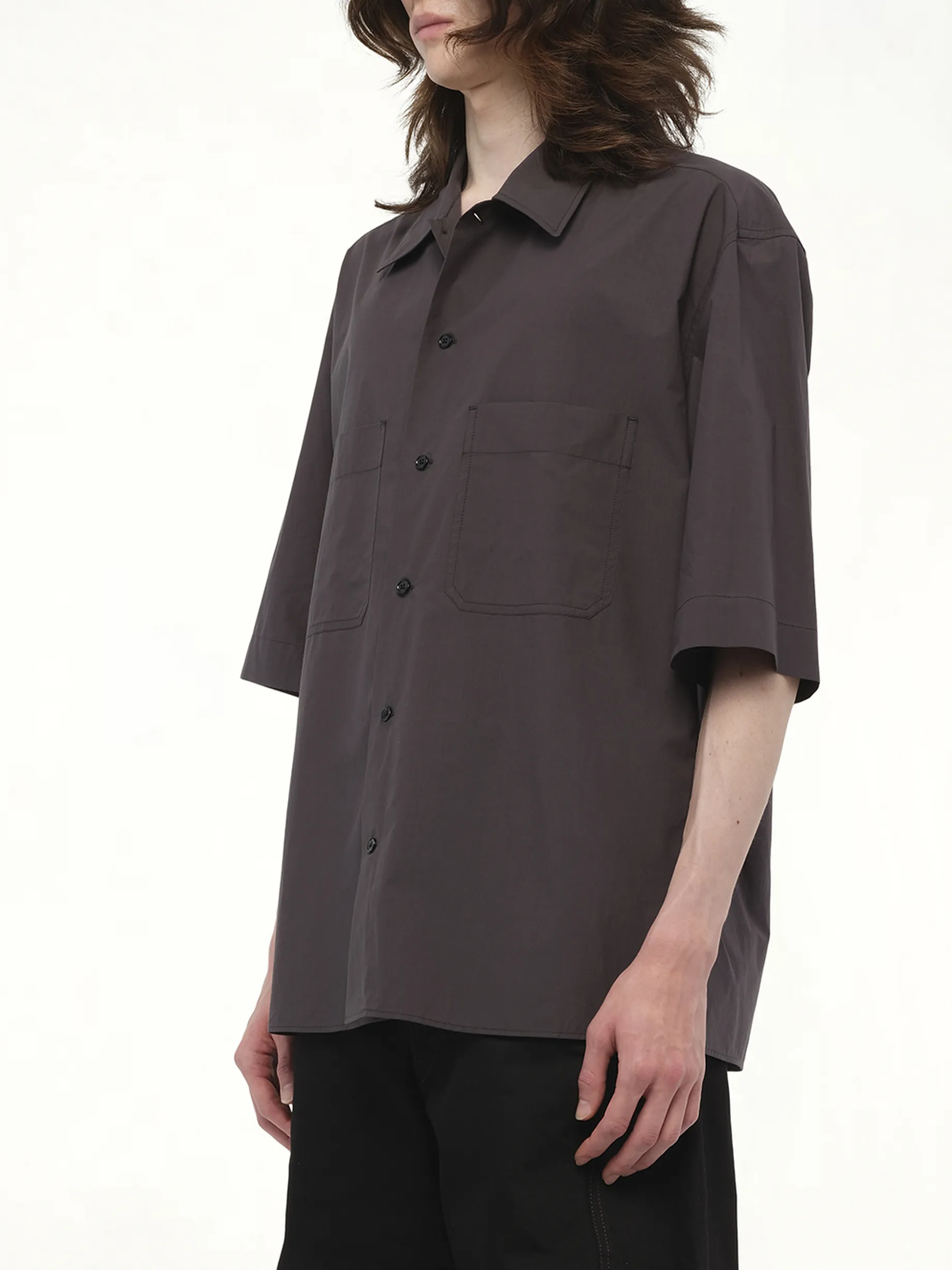 Convertible Shirt in Charcoal sold by MARAIS product image thumbnail 3