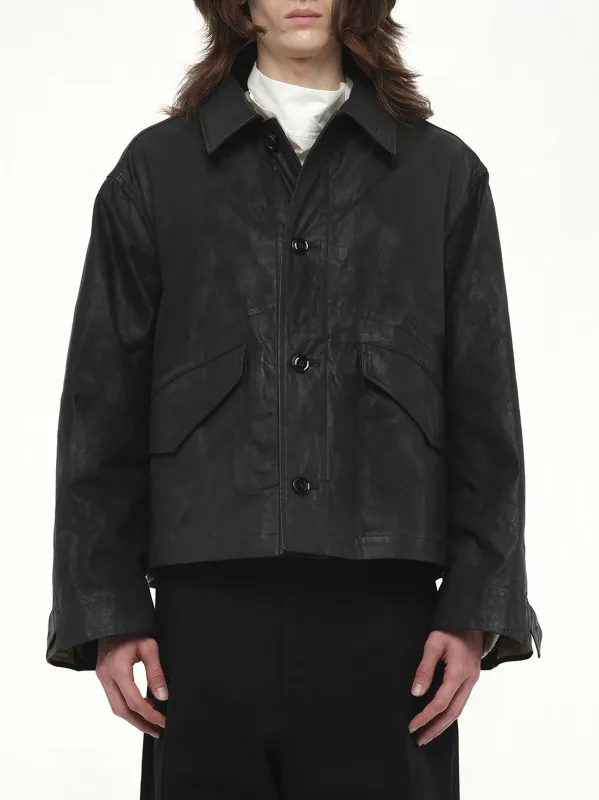 Biker Blouson in Black made by Lemaire