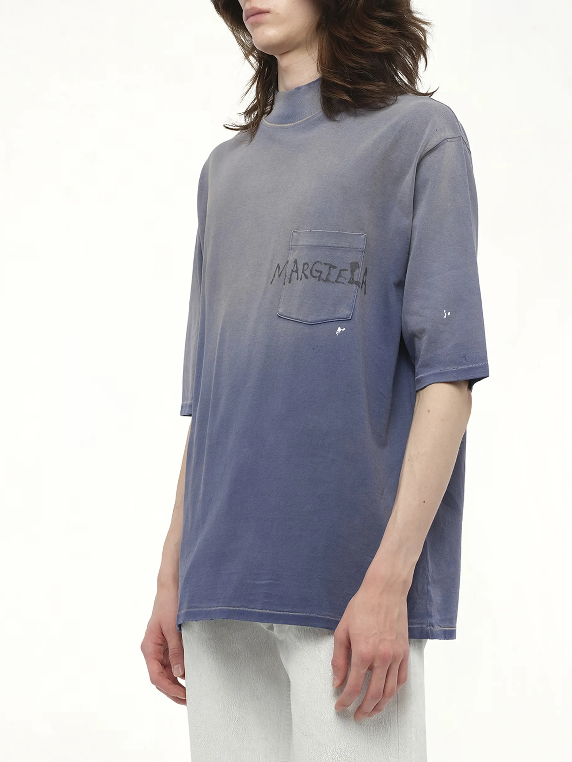 Margiela T-Shirt in Vintage Blue sold by MARAIS product image thumbnail 5