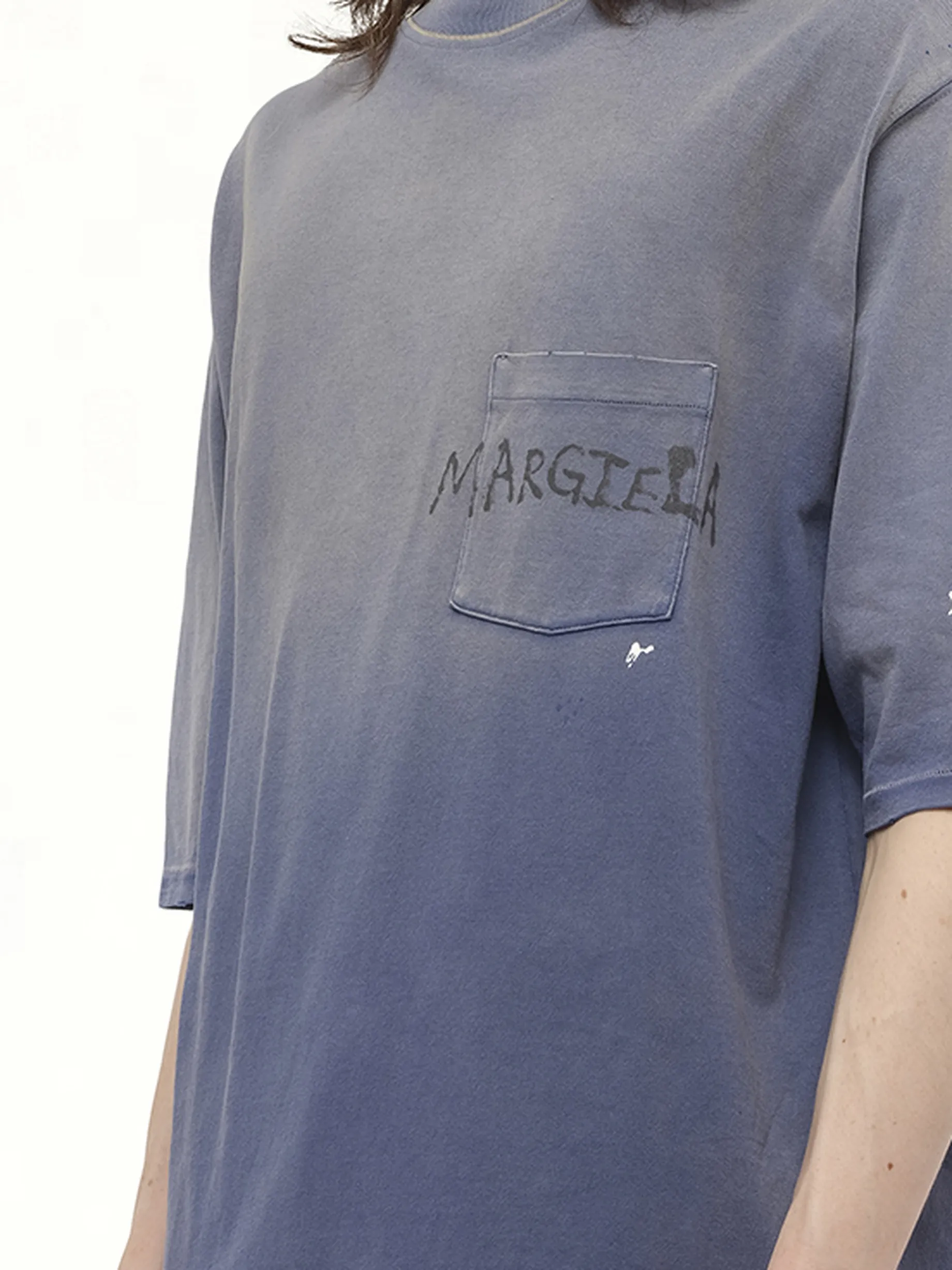 Margiela T-Shirt in Vintage Blue sold by MARAIS product image thumbnail 3