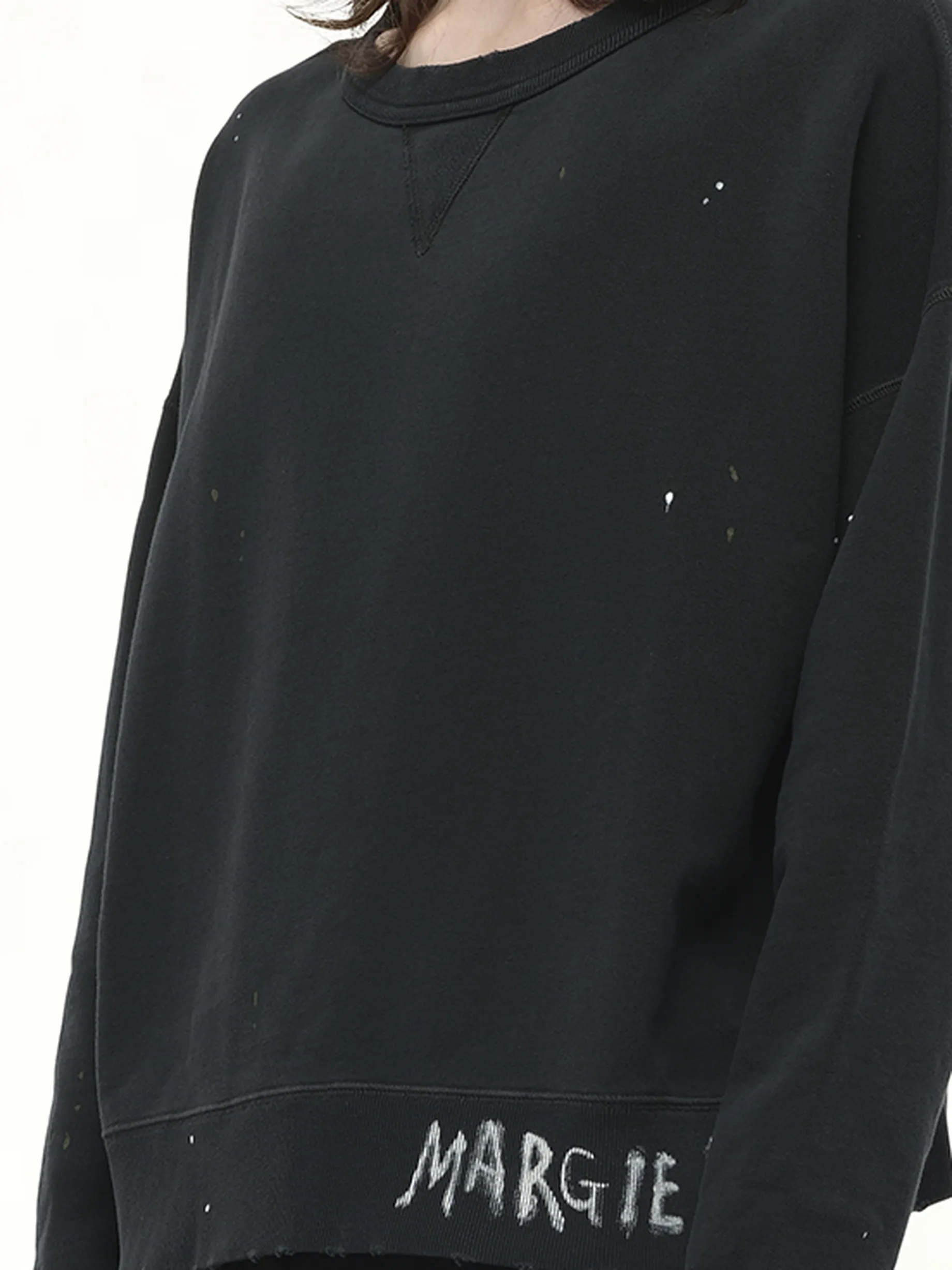 Margiela Sweatshirt in Washed Black sold by MARAIS product image thumbnail 3