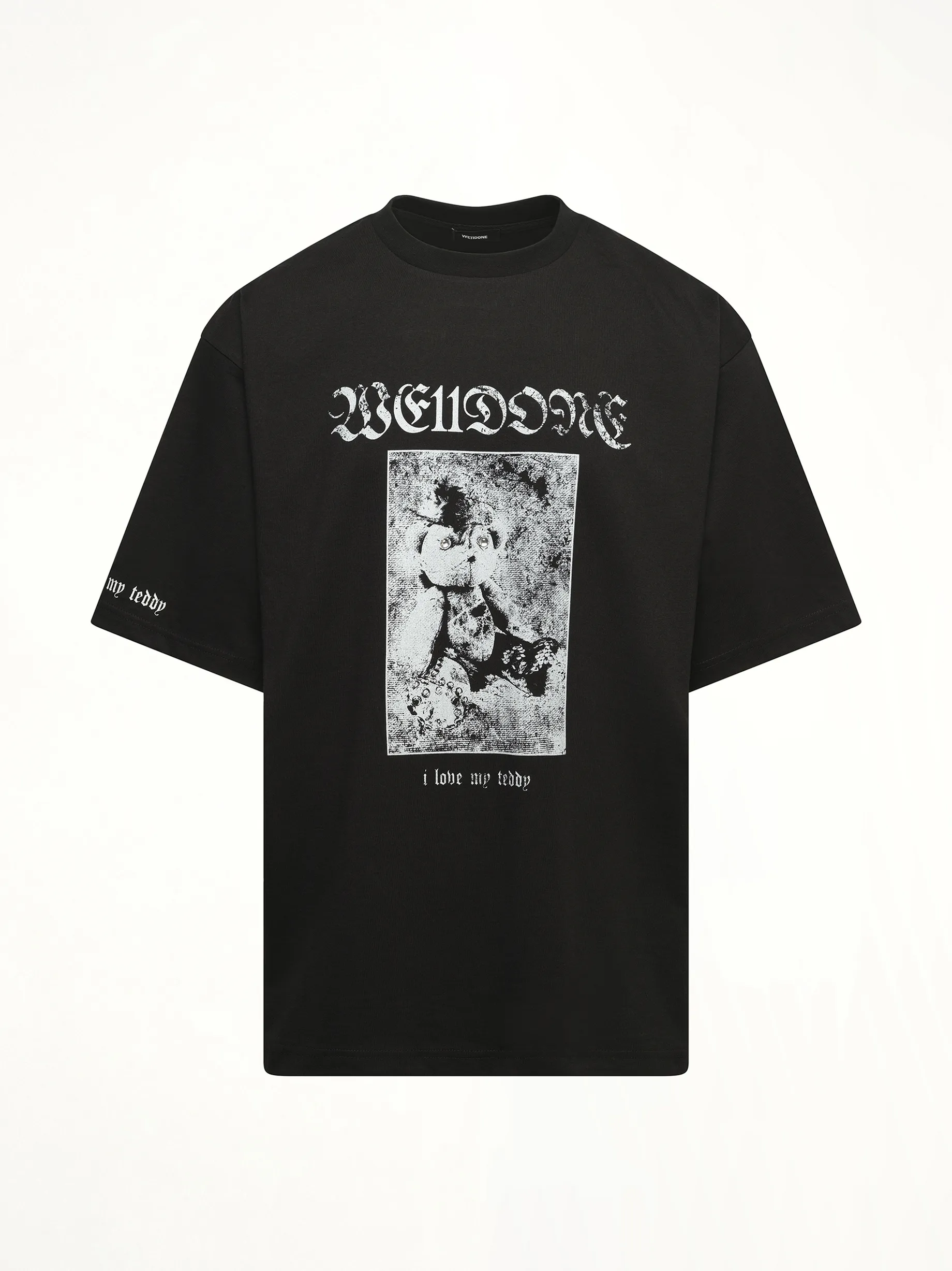 Teddy Sleeved T-Shirt in Black sold by MARAIS product image thumbnail 2