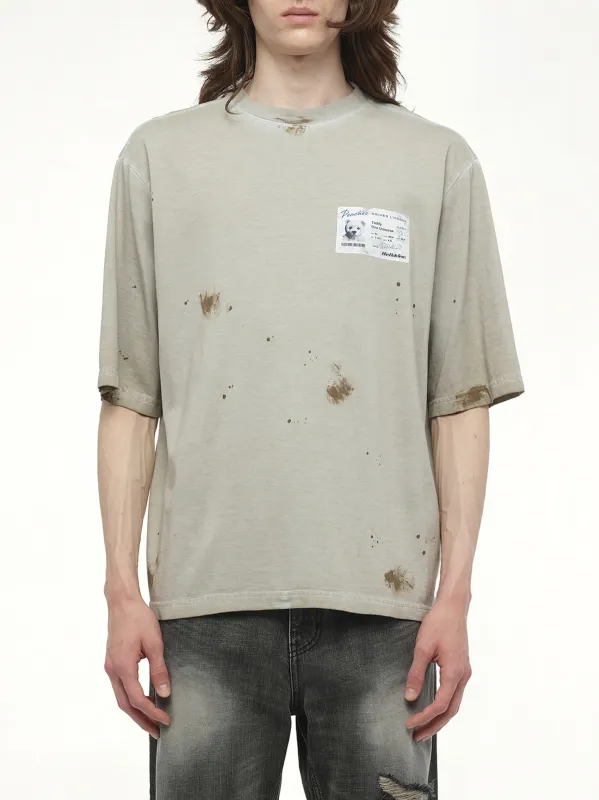 Peaches Print T-Shirt in Beige made by MARAIS