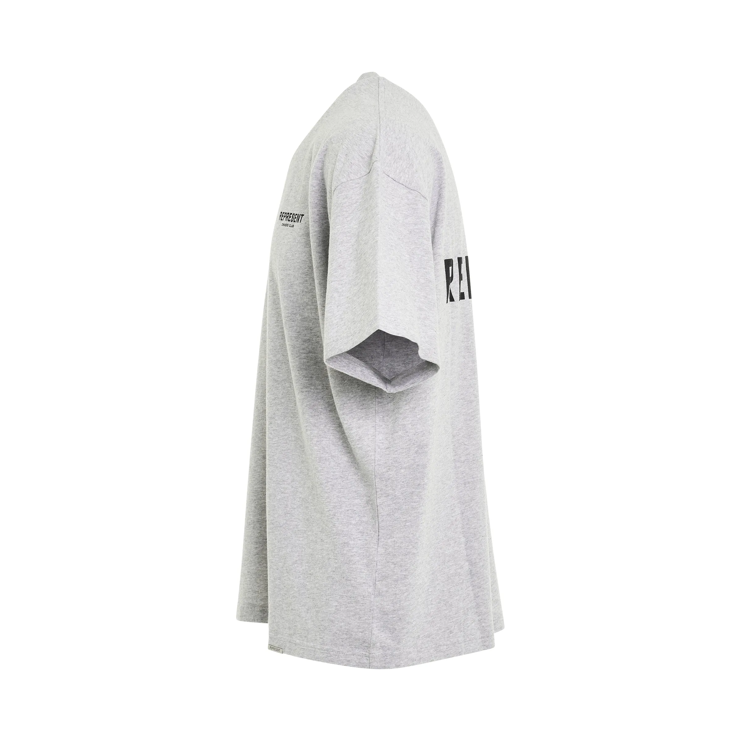 New Represent Owners Club T-Shirt in Ash Grey/Black sold by MARAIS product image thumbnail 3