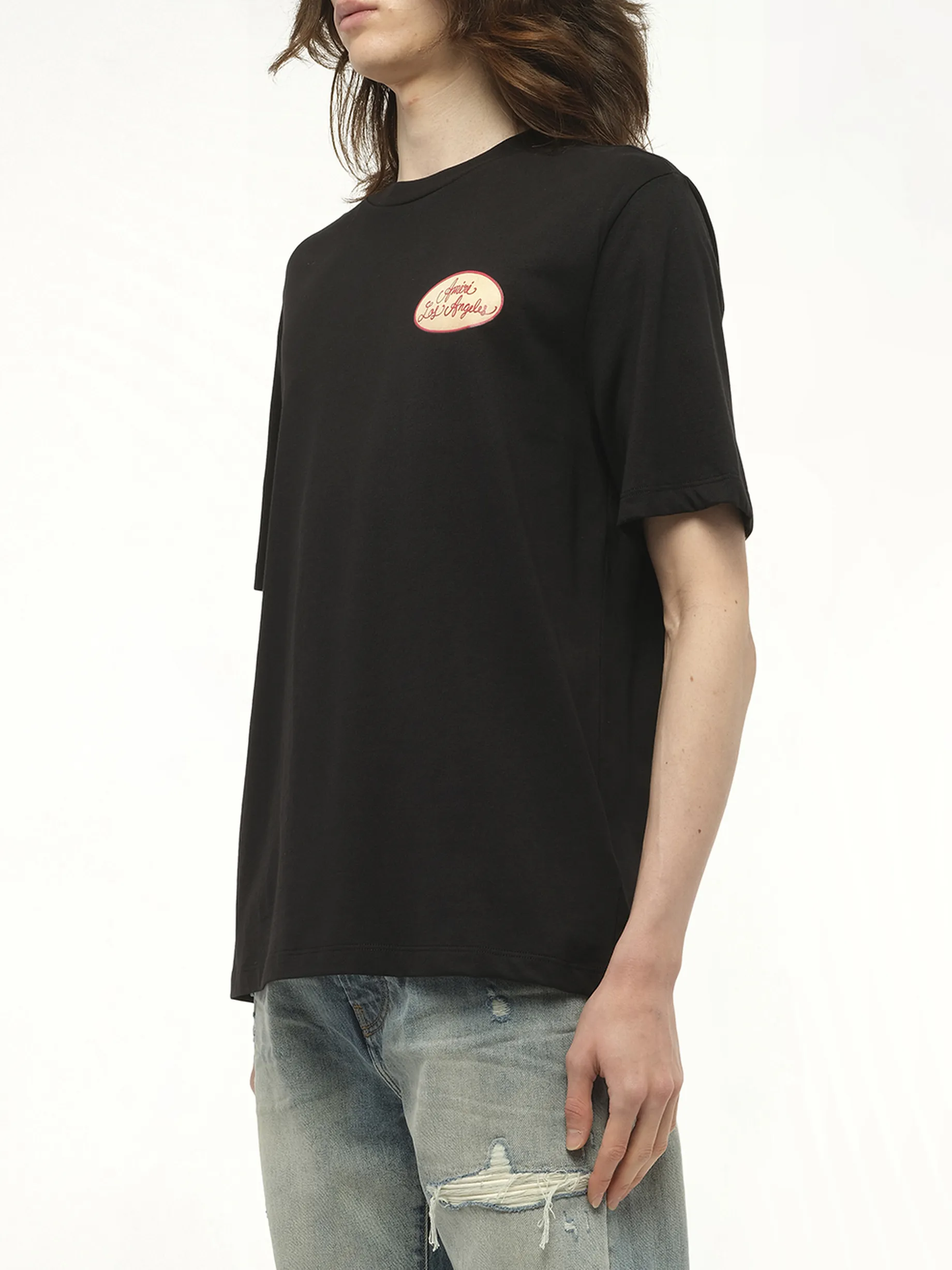 Station Patch T-Shirt in Black sold by MARAIS product image thumbnail 5