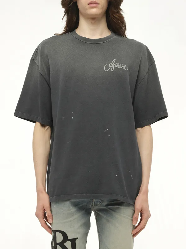 Amiri Design Studio T-Shirt in Black sold by MARAIS
