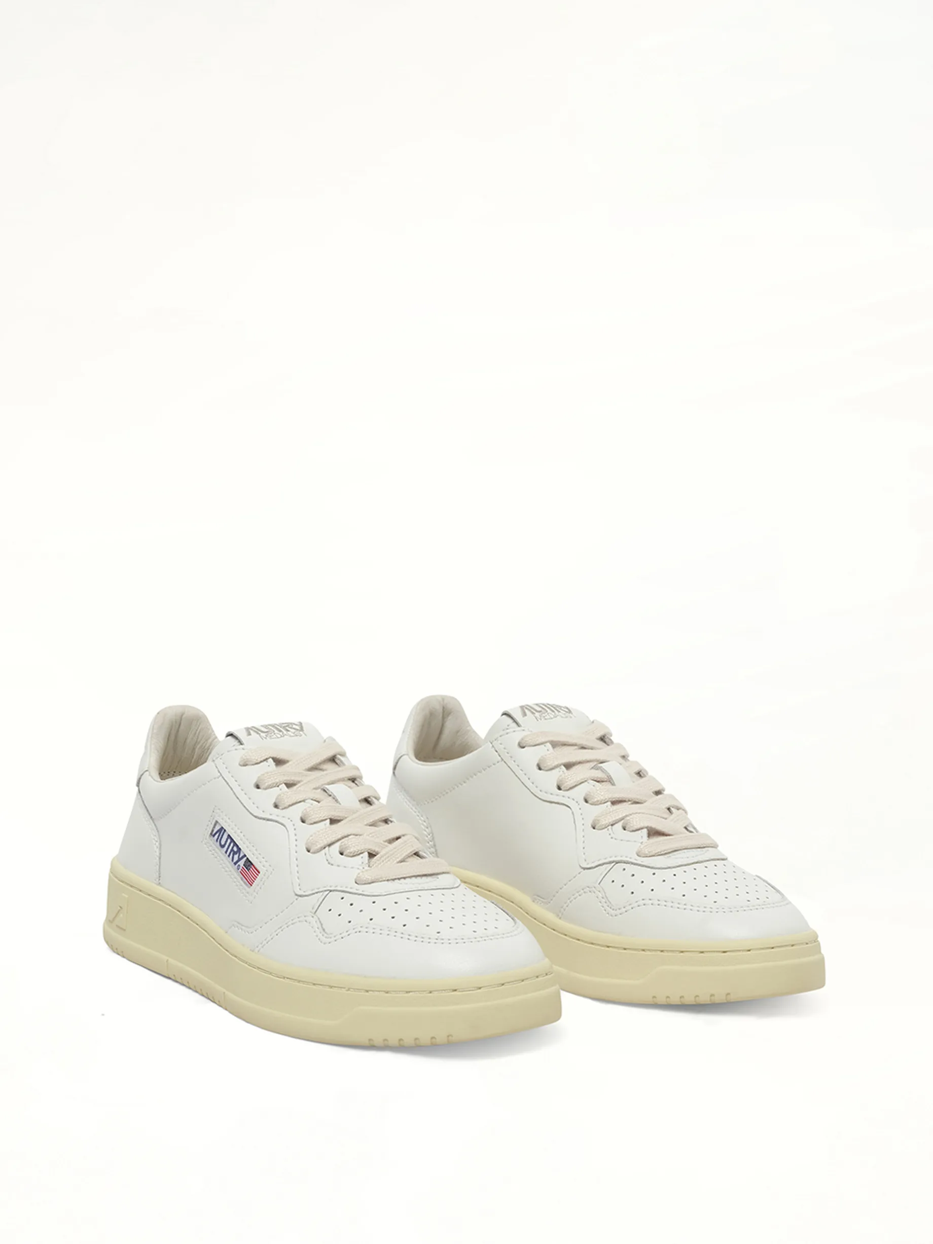 Medalist Low Sneakers in White/White sold by MARAIS product image thumbnail 2