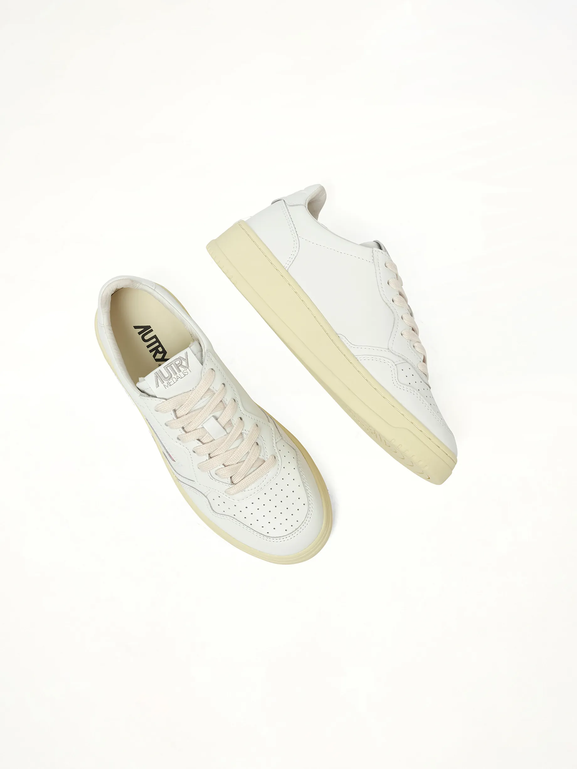Medalist Low Sneakers in White/White sold by MARAIS product image thumbnail 3