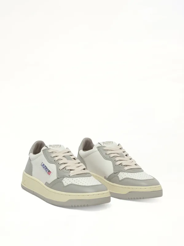 Medalist Low Sneakers in White/Vapor sold by MARAIS