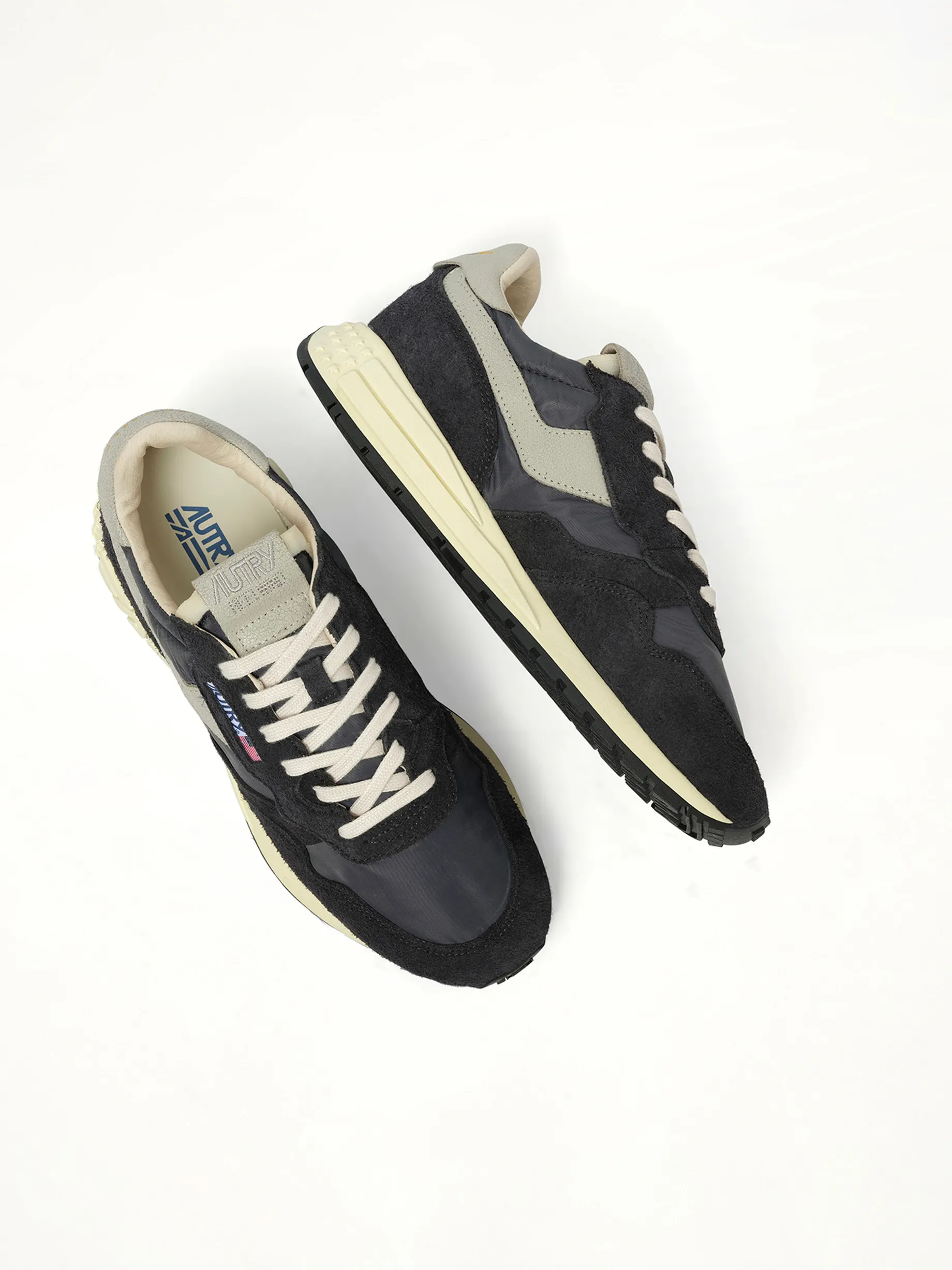 Reelwind Low Sneakers in White/Black sold by MARAIS product image thumbnail 4