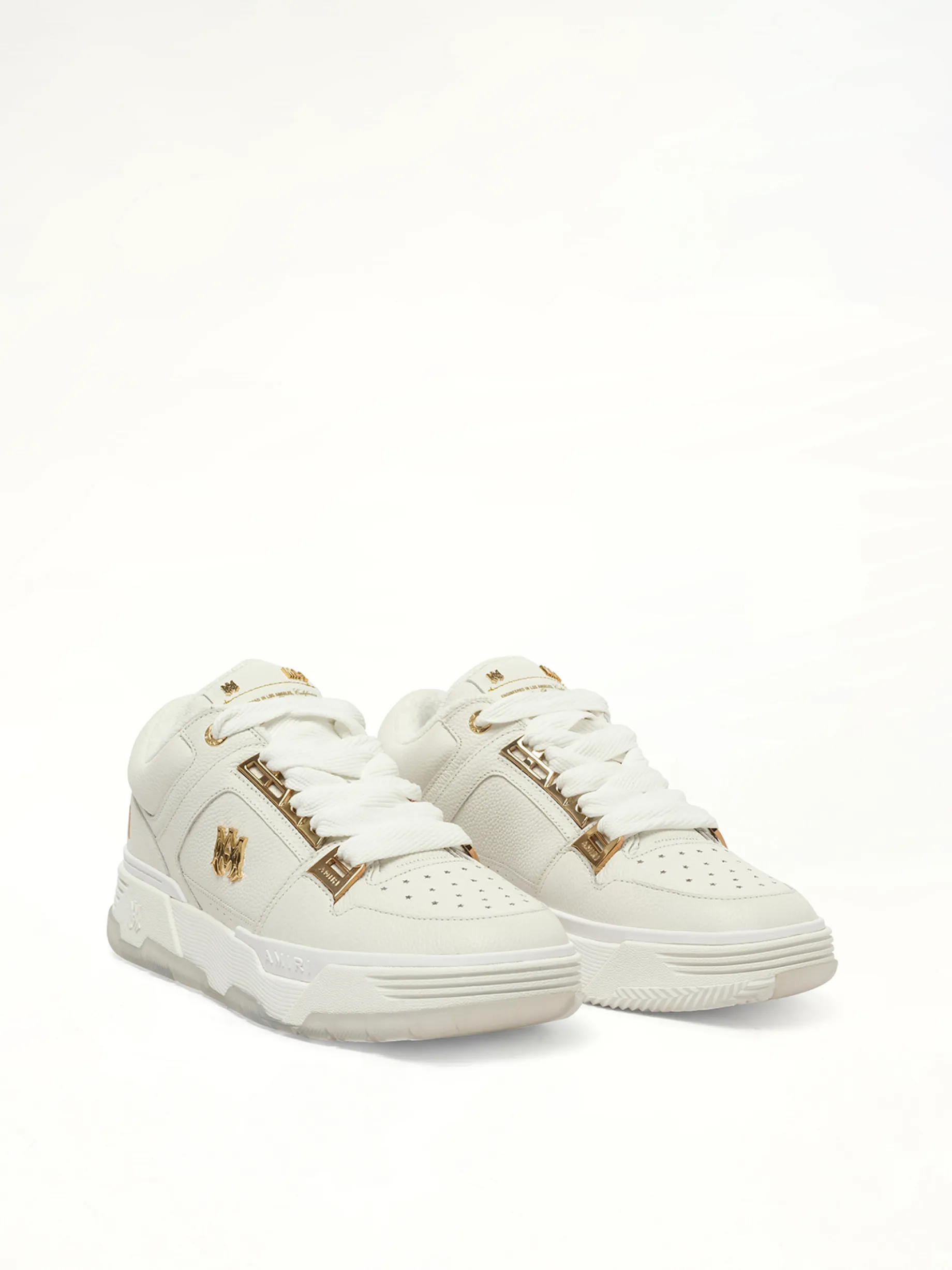Metallic MA-1 Sneaker in White sold by MARAIS product image thumbnail 2