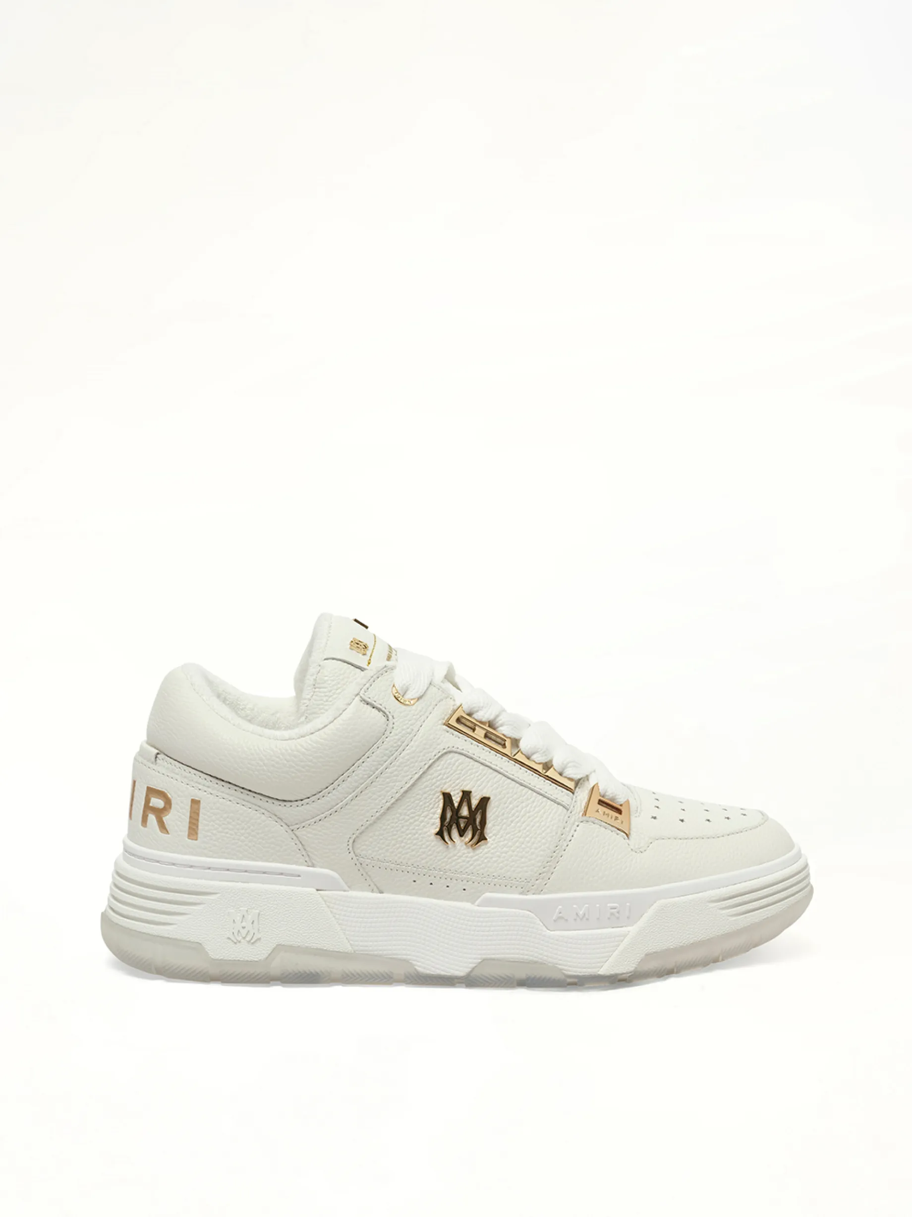 Metallic MA-1 Sneaker in White sold by MARAIS