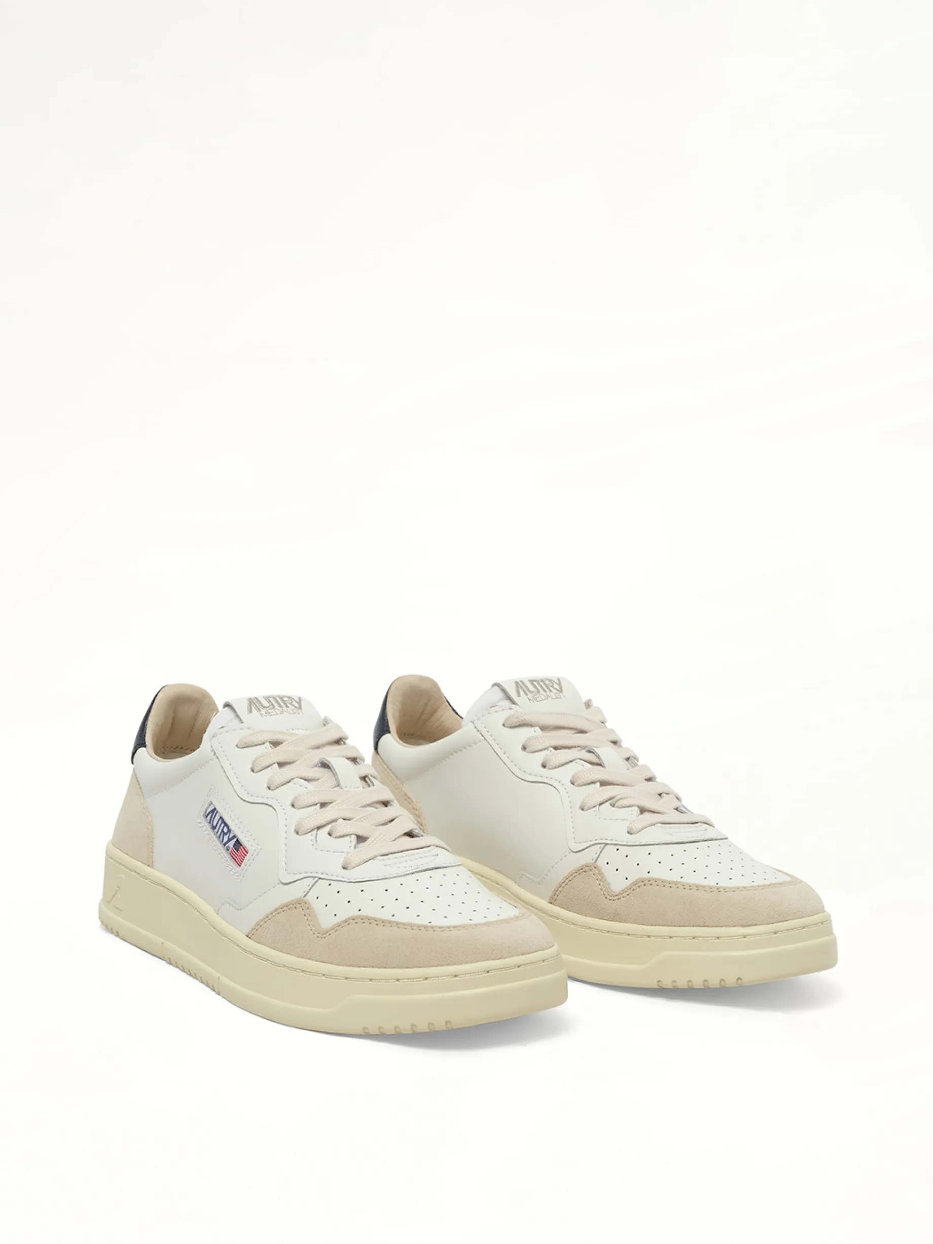 Medalist Low Sneakers in White/Blue sold by MARAIS product image thumbnail 2