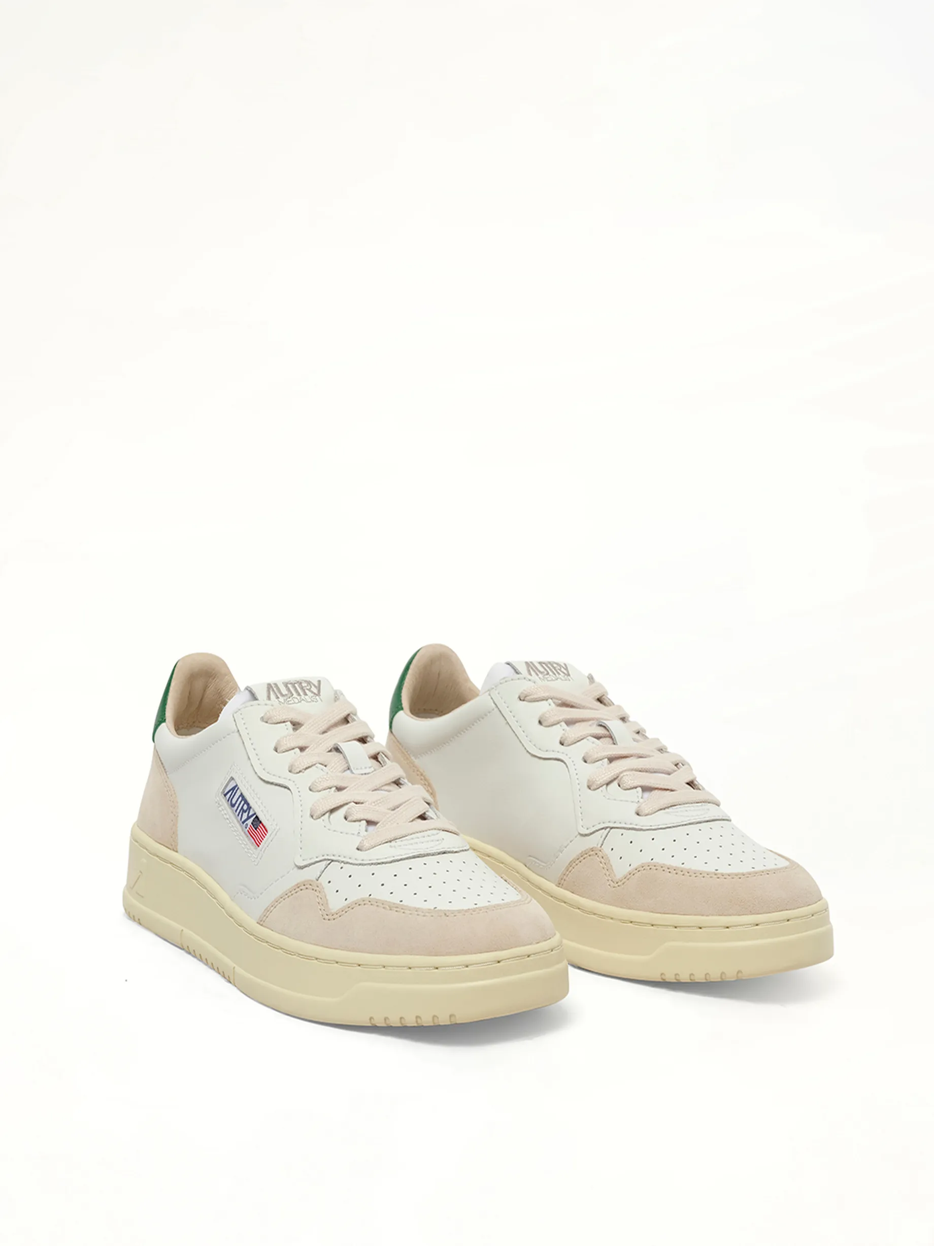 Medalist Low Sneakers in White/Amazon sold by MARAIS product image thumbnail 2