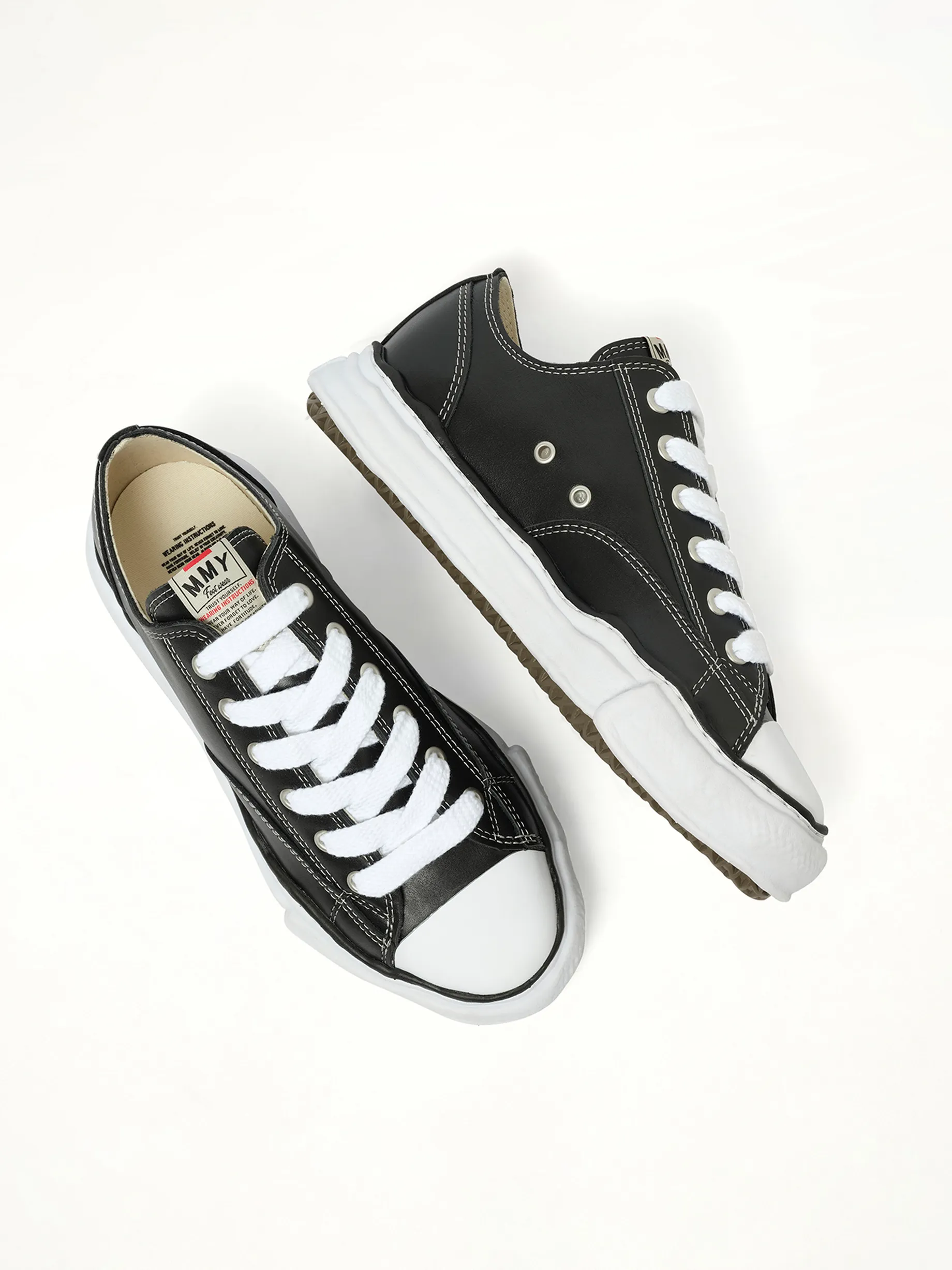 Peterson OG Leather Low Sneaker in Black/White sold by MARAIS product image thumbnail 3
