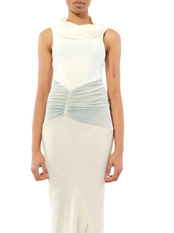 Dustulator Dress in Chalk sold by MARAIS