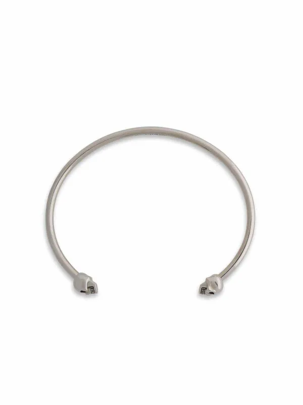 Thin Twin Bracelet in Silver sold by MARAIS