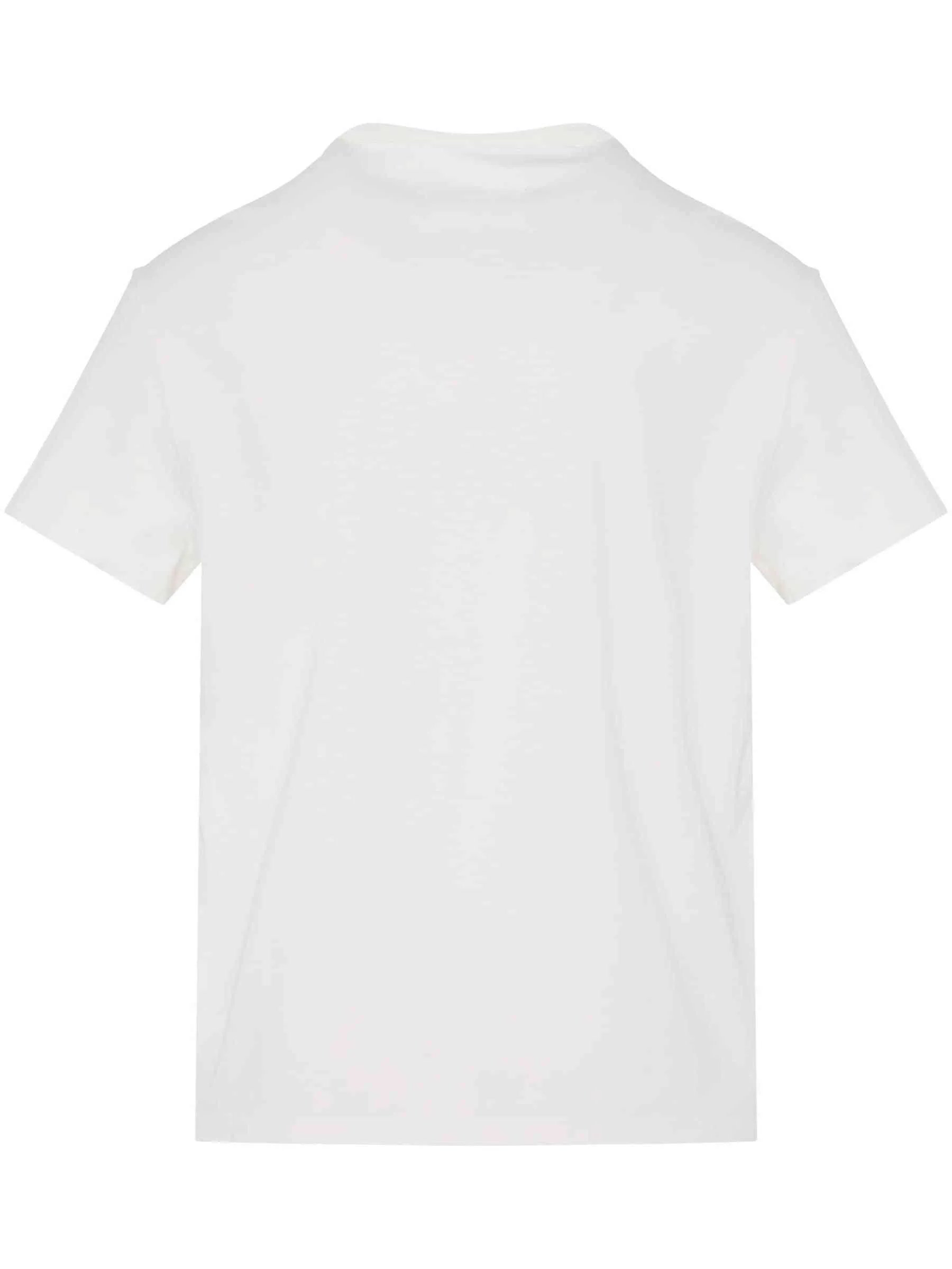 Upside Down Logo T-Shirt in White sold by MARAIS product image thumbnail 4