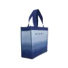 Medium Knit Jacquard Shopping Bag in Royal/Powder Blue sold by MARAIS