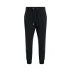 Elasticated Cuff Sweatpants in Black sold by MARAIS