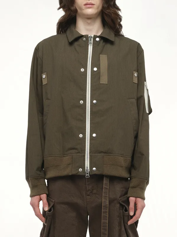 Rip Stop Blouson in Khaki sold by MARAIS
