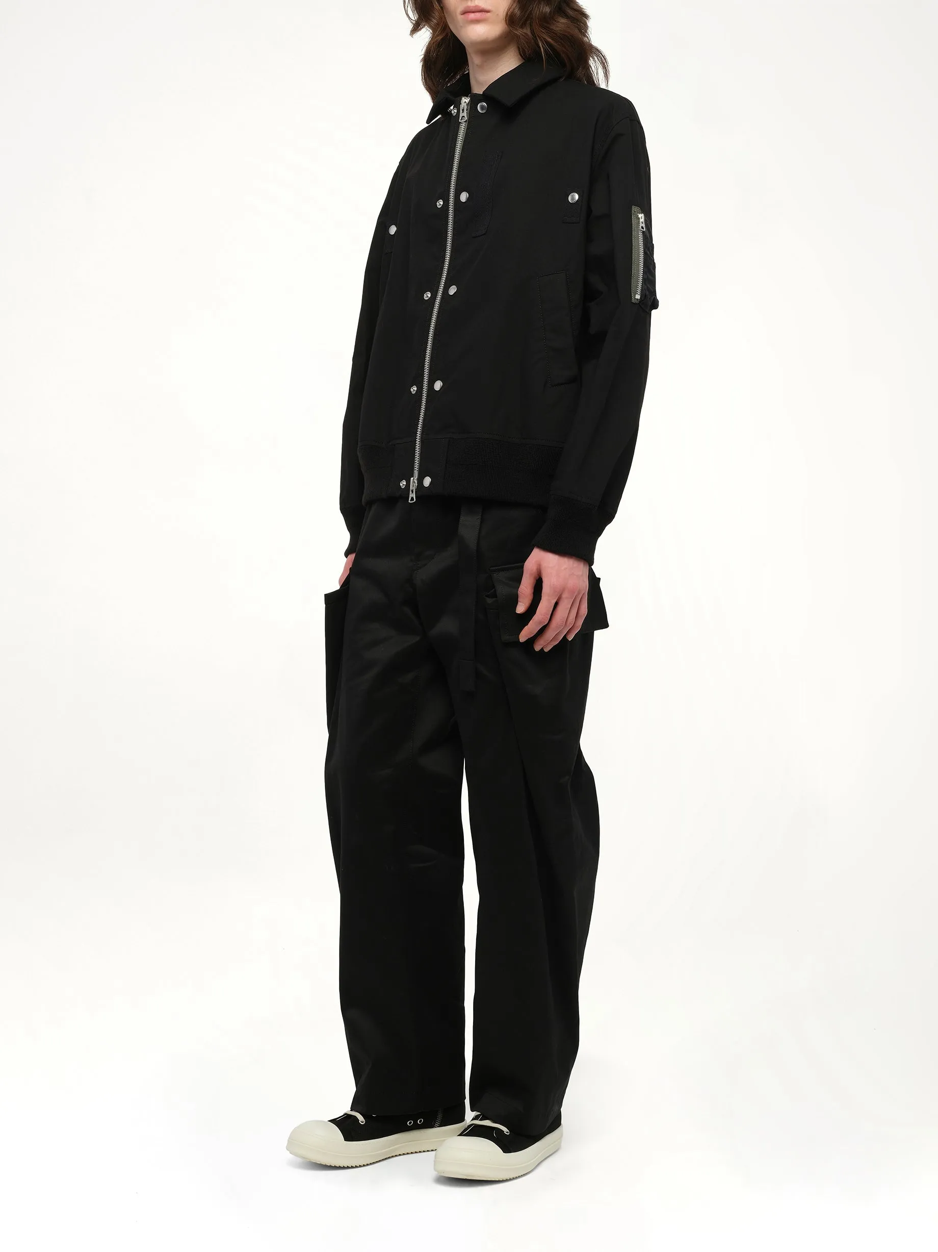 Rip Stop Blouson in Black sold by MARAIS product image thumbnail 4