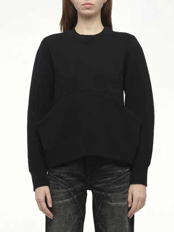 Sponge Sweat Pullover in Black sold by MARAIS