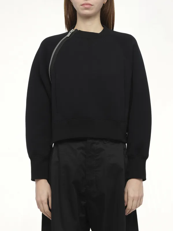 S Sponge Sweat Pullover in Black sold by MARAIS
