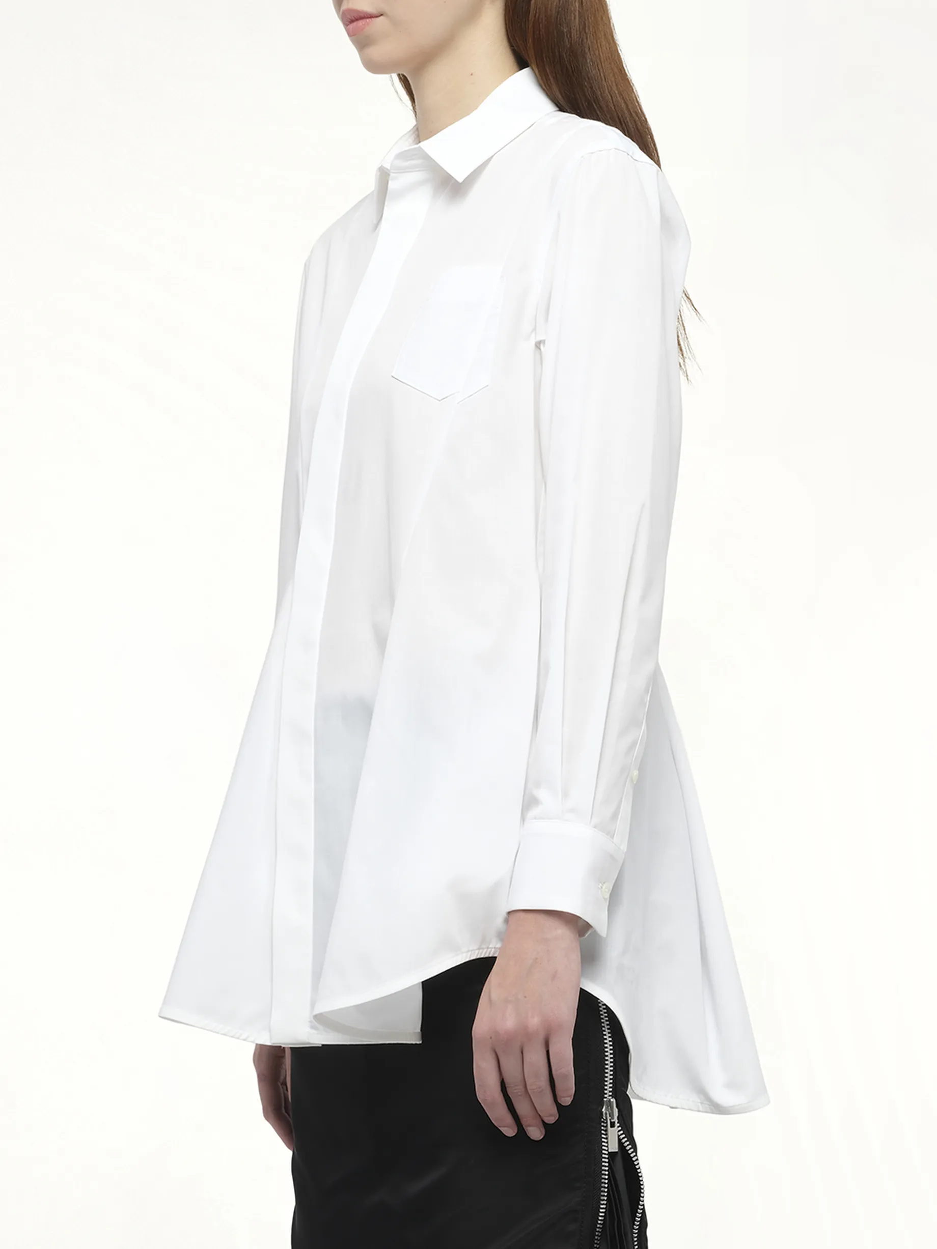 Poplin Shirt in Off White sold by MARAIS product image thumbnail 5