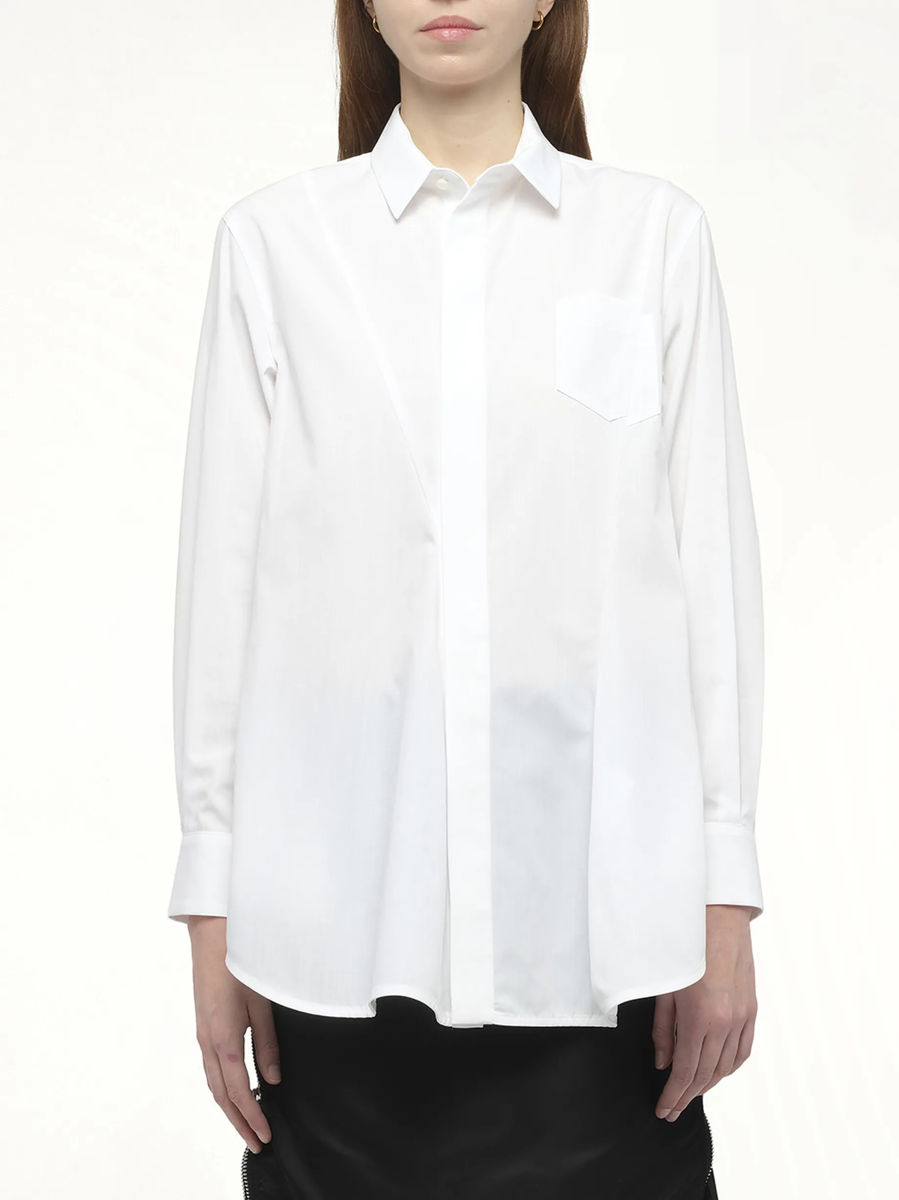 Poplin Shirt in Off White sold by MARAIS