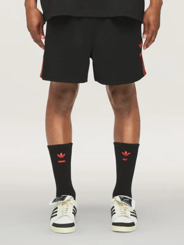 Adidas X Chavarria Gym Short in Black/Red sold by MARAIS