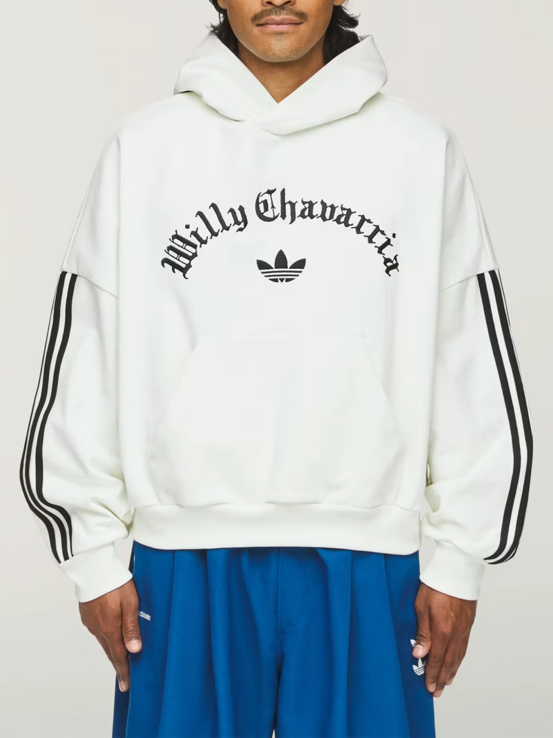 Adidas X Chavarria Trefoil Hoodie in Off White sold by MARAIS