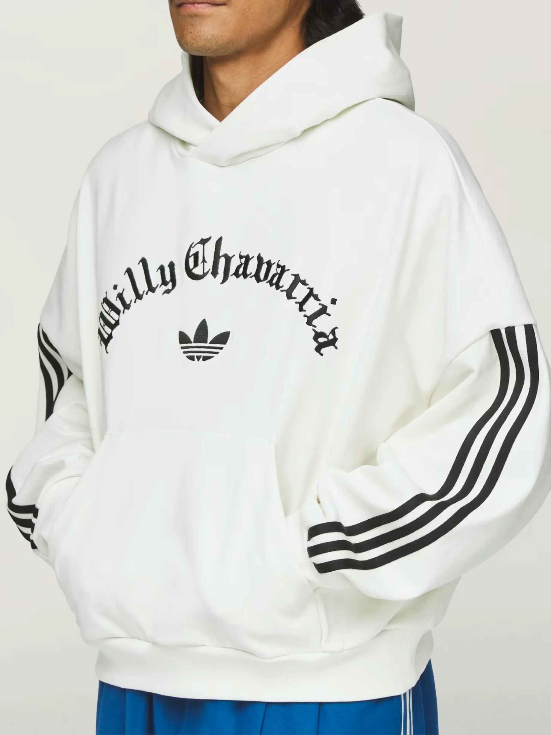Adidas X Chavarria Trefoil Hoodie in Off White sold by MARAIS product image thumbnail 2