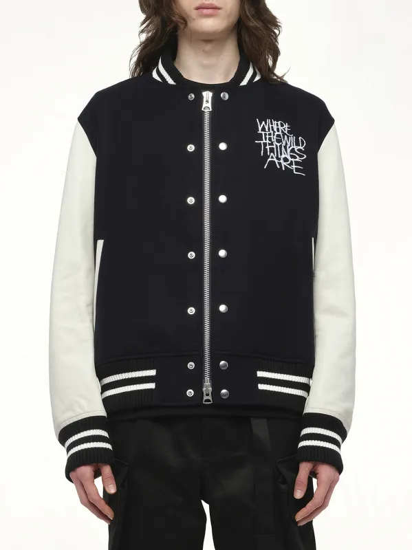 WHERE THE WILD THINGS ARE Blouson in Navy/Off White made by MARAIS