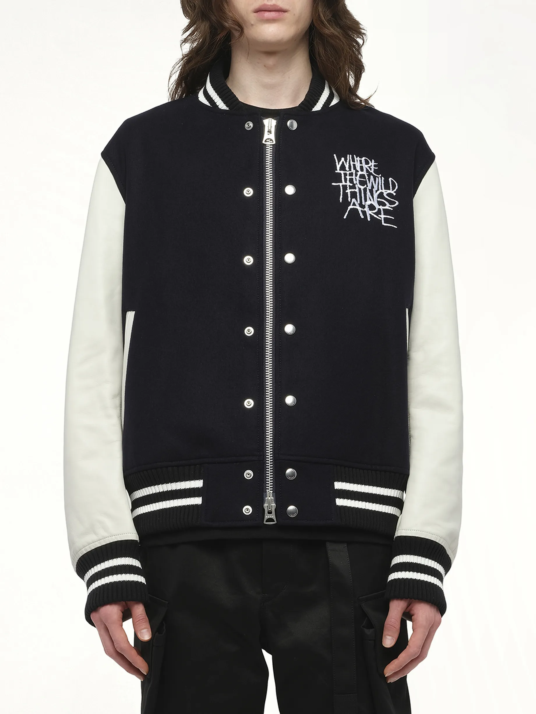 WHERE THE WILD THINGS ARE Blouson in Navy/Off White sold by MARAIS