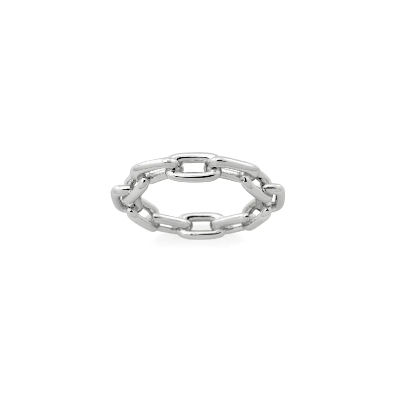 Chunky Chain Ring in Silver sold by MARAIS