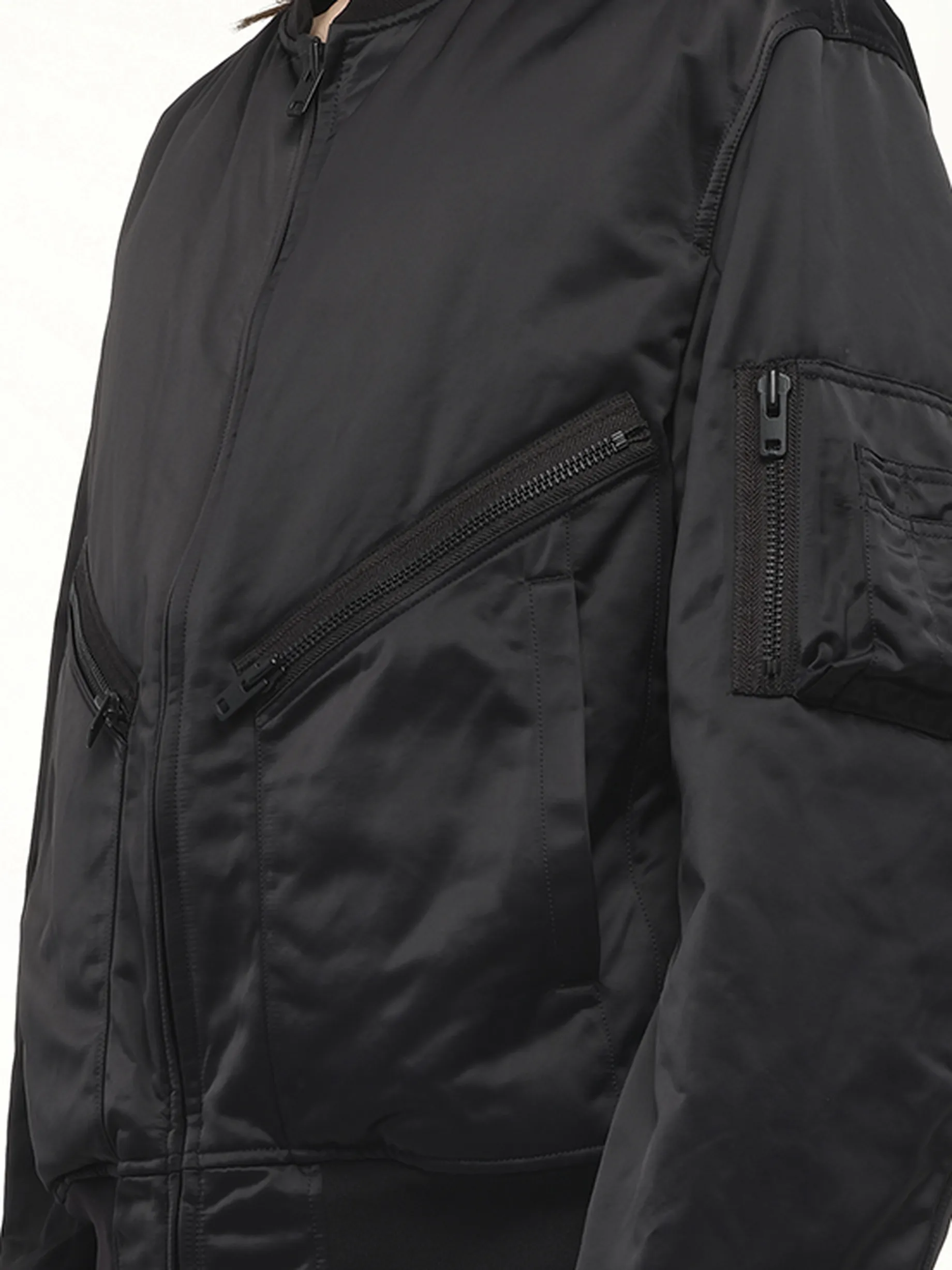 Bomber Jacket in Black sold by MARAIS product image thumbnail 3