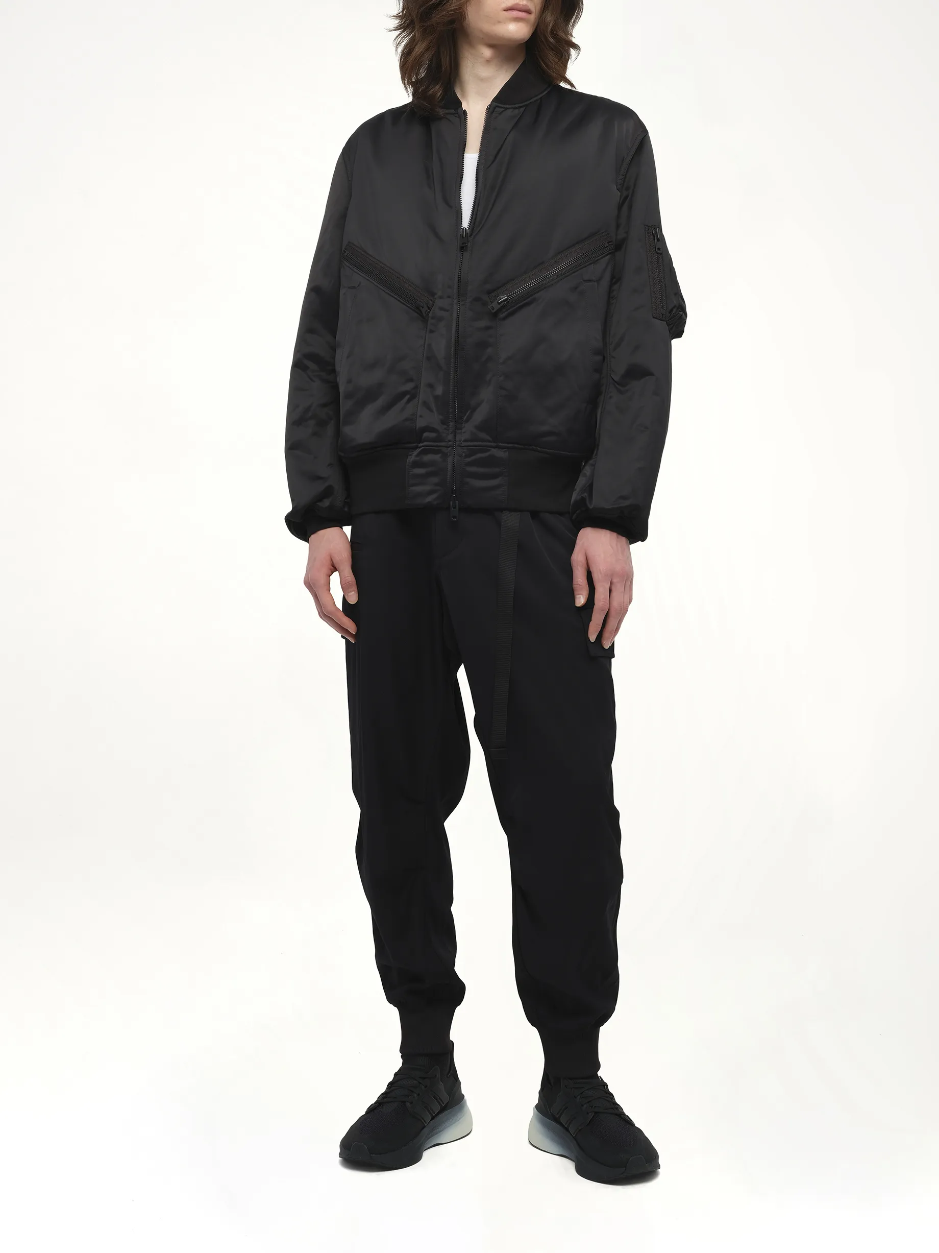 Bomber Jacket in Black sold by MARAIS product image thumbnail 4