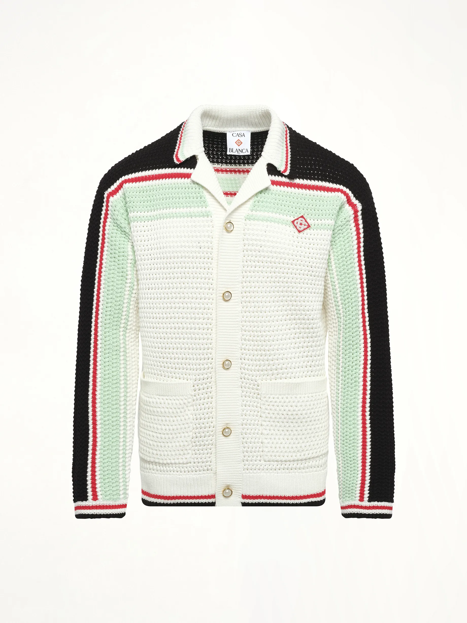 Faux Crochet Shirt in Multicolour sold by MARAIS product image thumbnail 2