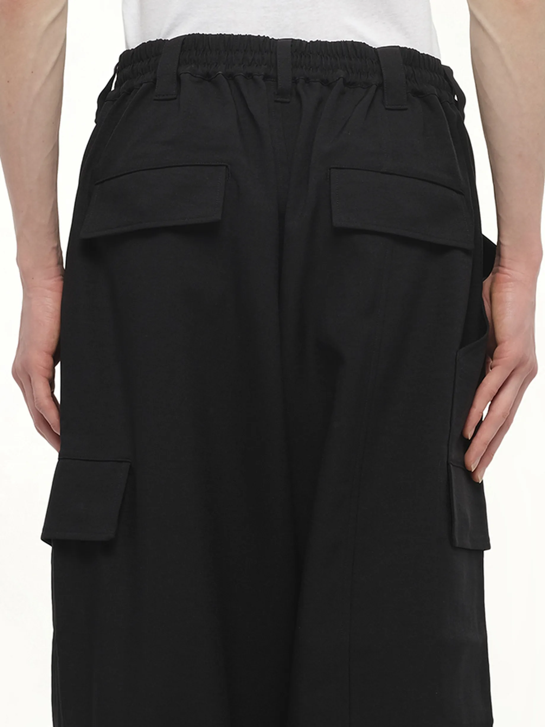 Sport Uniform Cuffed Cargo Pants in Black sold by MARAIS product image thumbnail 3