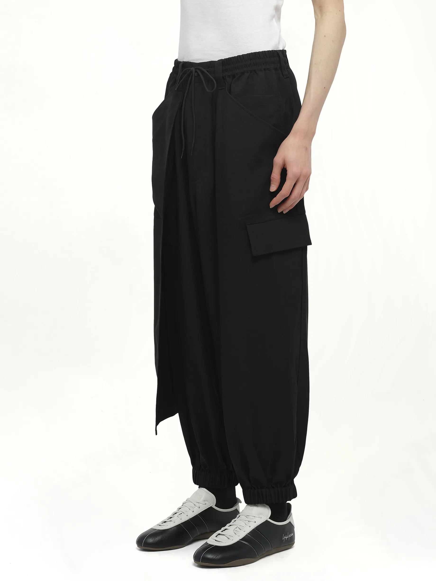 Sport Uniform Cuffed Cargo Pants in Black sold by MARAIS product image thumbnail 5