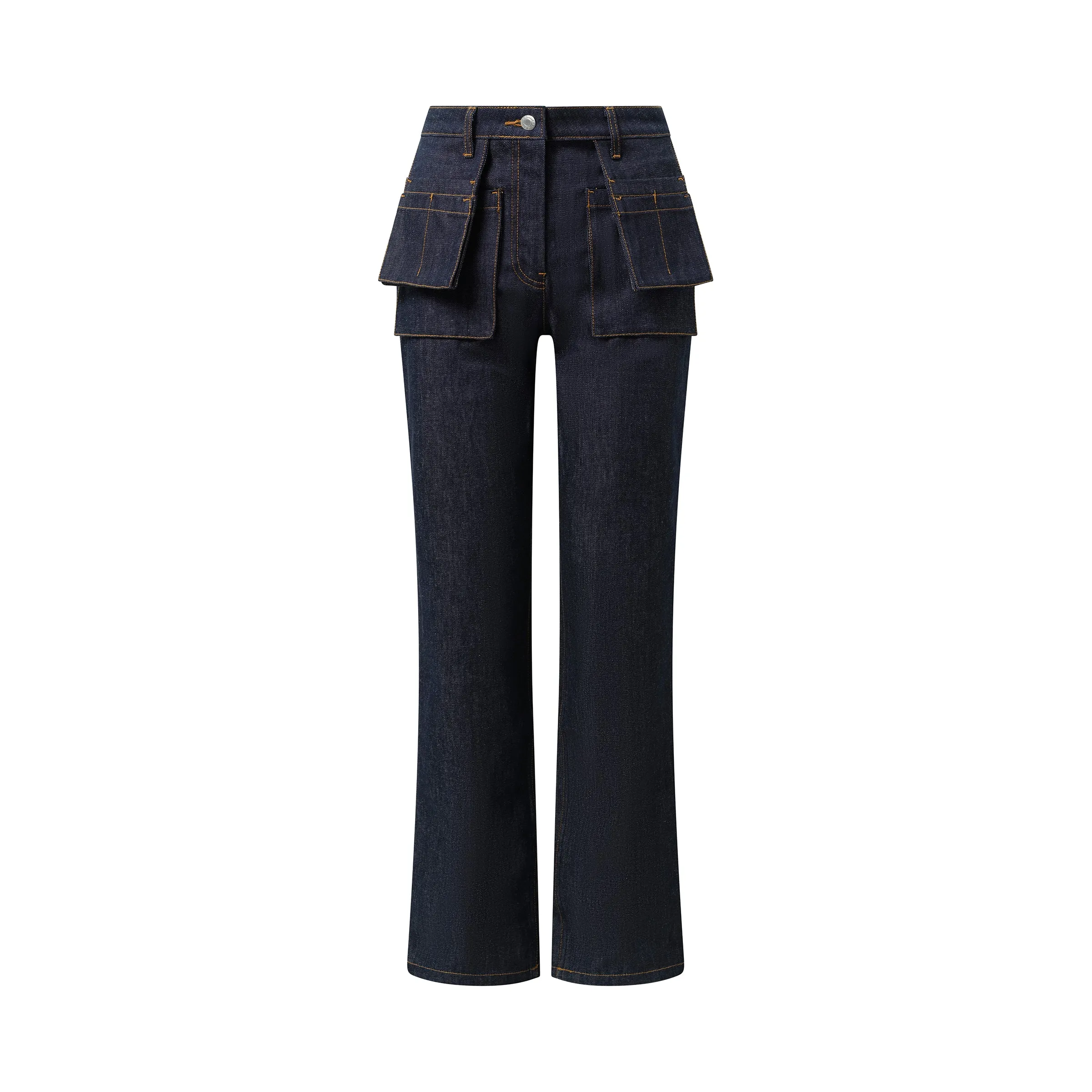 Utility Jeans in Raw Indigo sold by MARAIS product image thumbnail 2