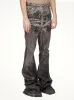 Bolan Bootcut Washed Foil in Black sold by MARAIS
