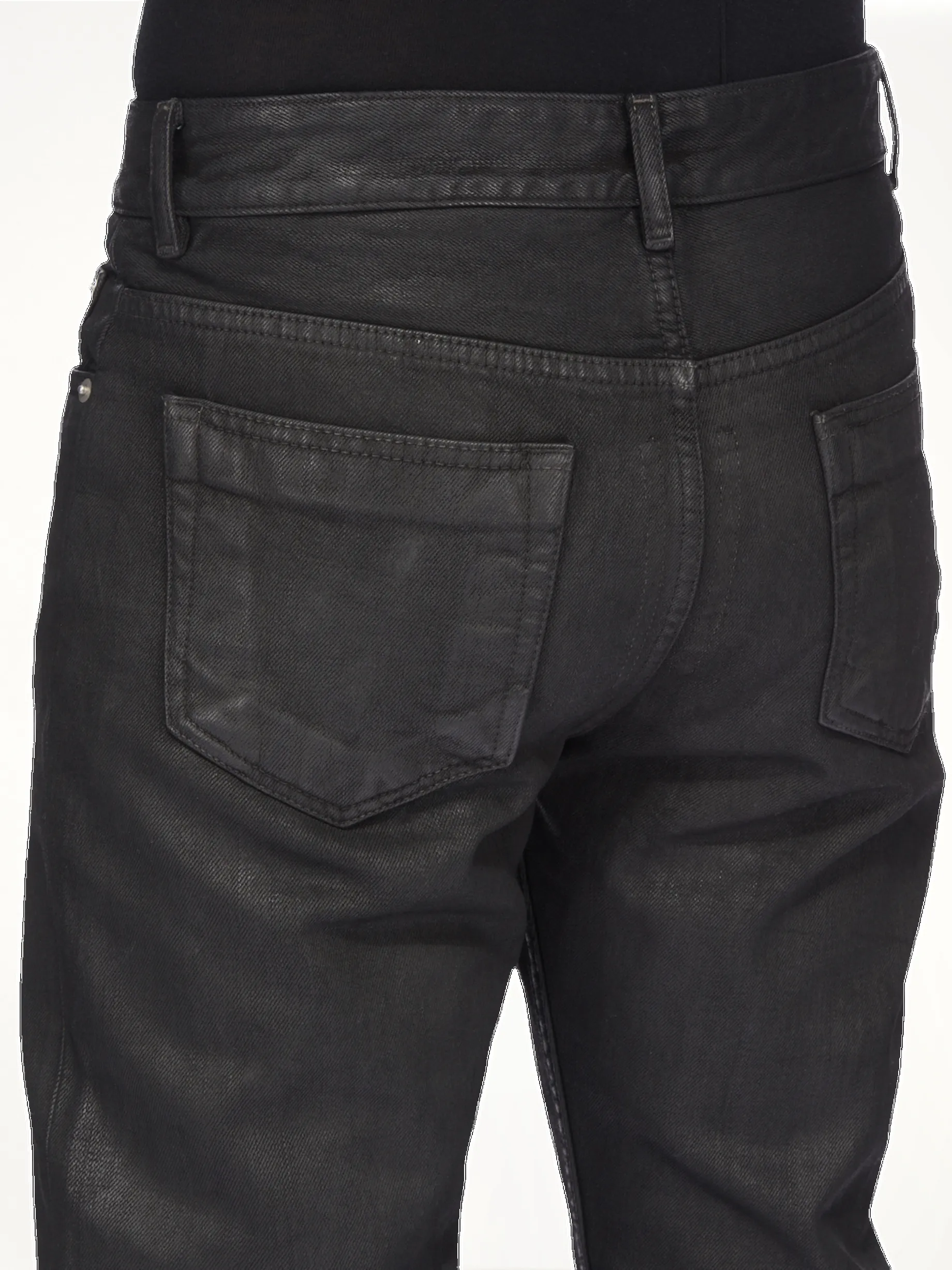 Fog Cut Jeans in Black Wax sold by MARAIS product image thumbnail 3