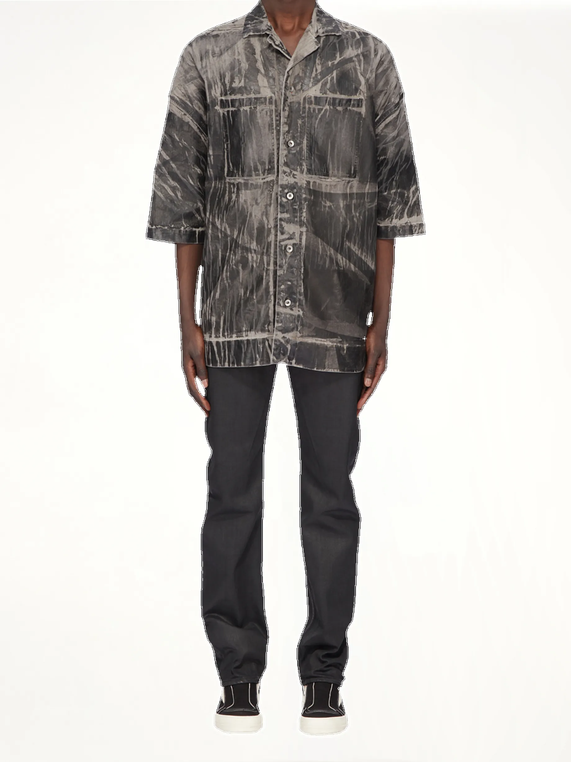 Fog Cut Jeans in Black Wax sold by MARAIS product image thumbnail 4