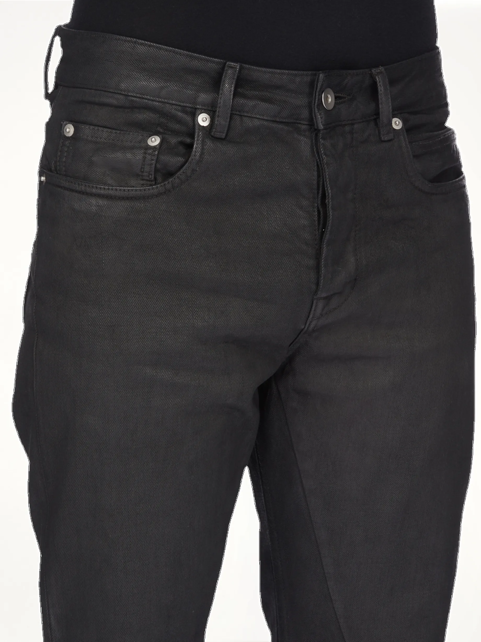 Fog Cut Jeans in Black Wax sold by MARAIS product image thumbnail 2