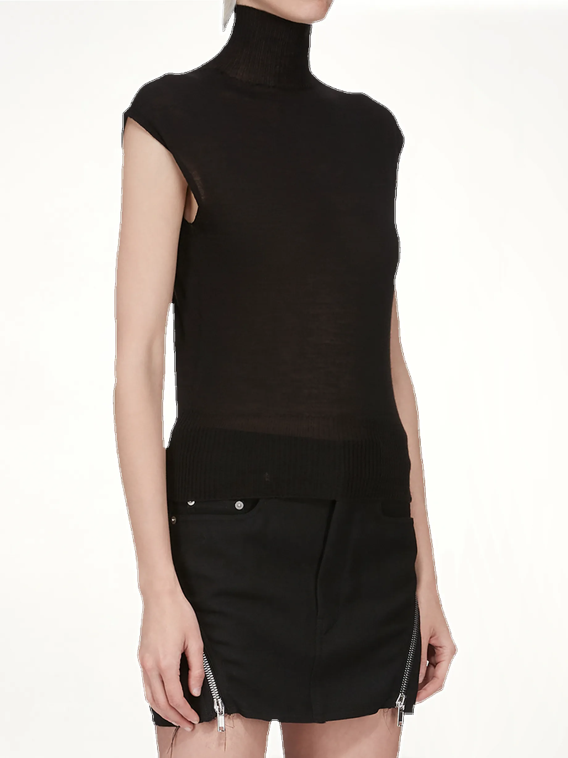 SL Turtle Sweater in Black sold by MARAIS product image thumbnail 3